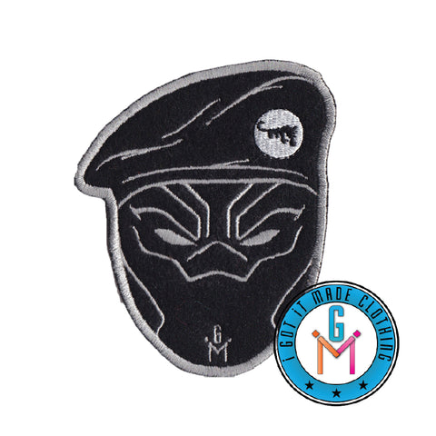 Black Panther is a Black Panther Embroidered Patch