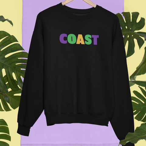 Coast Mardi Gras Graphic Sweatshirt