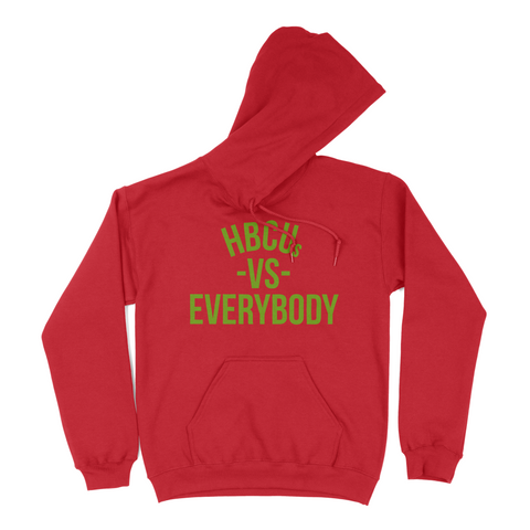 HBCUs vs Everybody Hoodie (Green Logo)