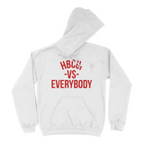 HBCUs vs Everybody Hoodie (Red Logo)