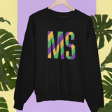 Mississippi Mardi Gras Graphic Sweatshirt