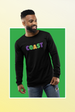 Coast Mardi Gras Graphic Longsleeve T-shirt