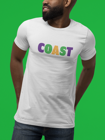Coast Mardi Gras Graphic T-shirt