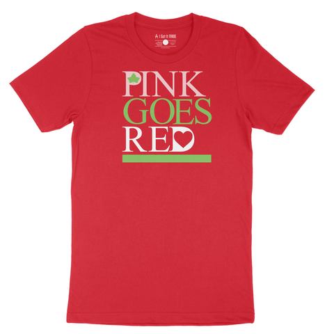 Pink Goes Red Unisex T-shirt