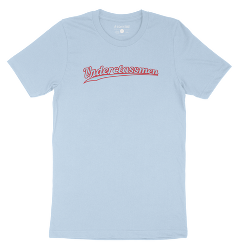 Underclassmen Baseball Script T-shirt