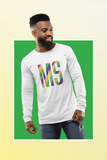 Mississippi Mardi Gras Graphic Longsleeve T-shirt