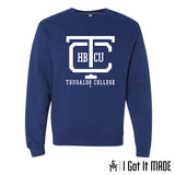 Tougaloo College HBCU Crewneck Sweatshirt (white print)