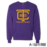 Tougaloo College HBCU Crewneck Sweatshirt (gold print)