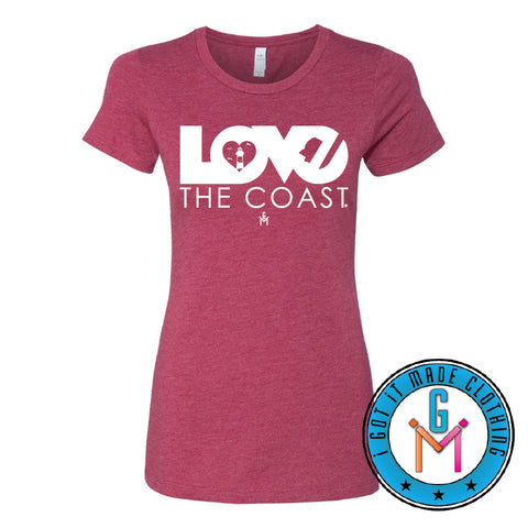 Love The Coast T-shirt LADIES
