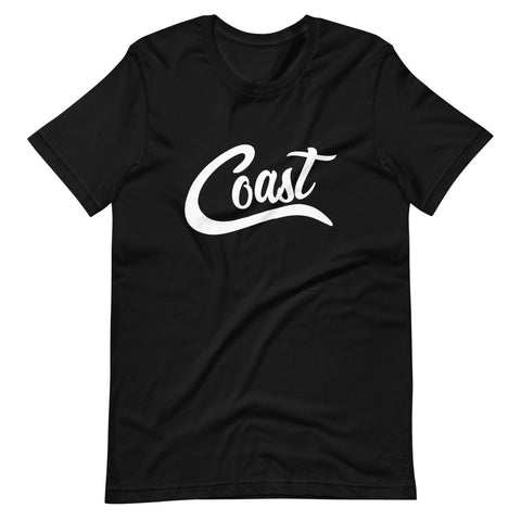 Coast Short-Sleeve Unisex T-Shirt (white)