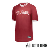 Tougaloo College Retro V-neck Baseball Jersey
