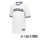 Tougaloo College Retro V-neck Baseball Jersey