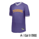 Tuskegee Retro V-neck Baseball Jersey
